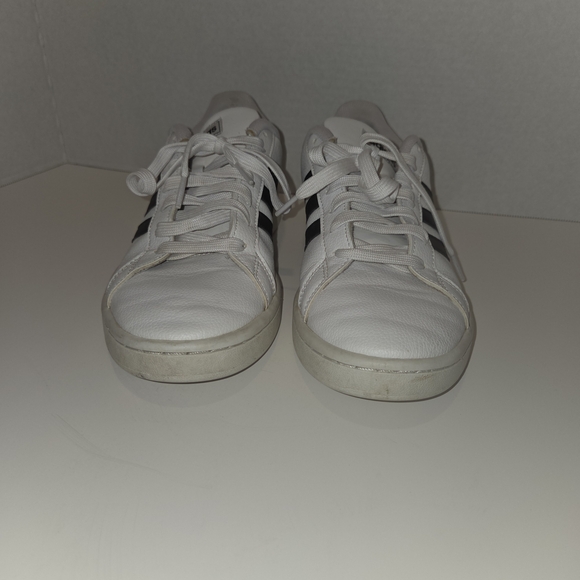 Adidas Grand Court 2.0 Cloudfoam White Black Size 8 - Picture 2 of 7